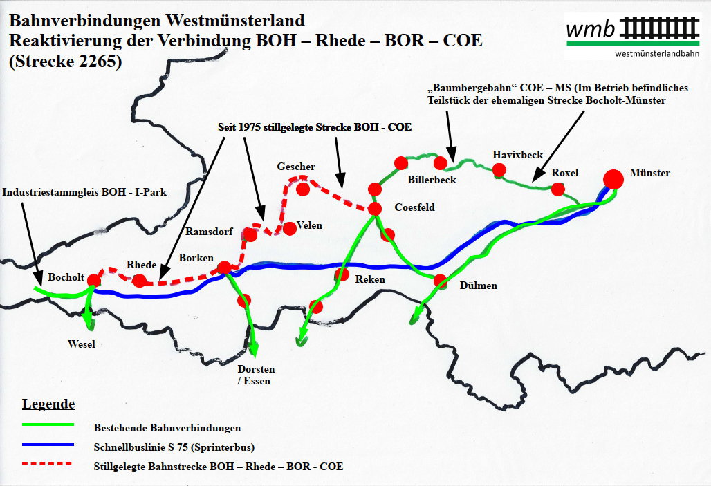 Bahnverbindung BOH - COE - Ein dringend notwendiges Projekt und ein aktiver Beitrag zur Verkehrswende.