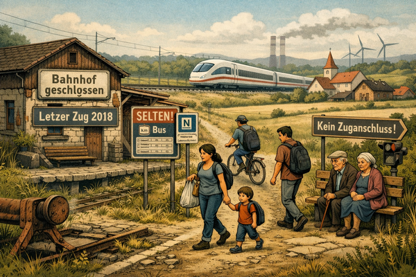 &Ouml;ko-Institut, Freiburg: Studie &bdquo;Verkehrsarmut in Europa&ldquo;. 2026. Quelle: KI-generiertes Bild.