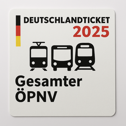 Neue Entwicklungen beim Deutschlandticket 2025. Quelle: Das dargestellte Bild ist mittels KI erstellt und nicht authentisch.